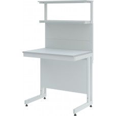 Стол лабораторный с двумя полками ЛК-1800 СП