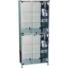 Шкаф медицинский из нержавеющей стали двустворчатый